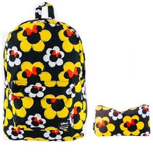 Disney’s Minnie Flower Print Backpack & Pouch
